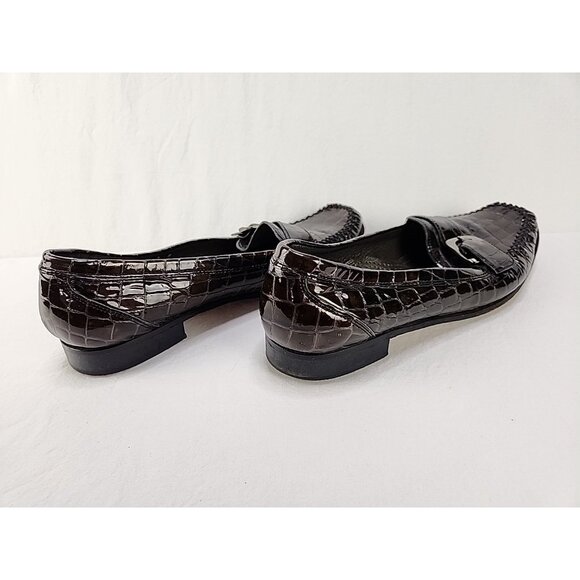 Roberto Capucci Women Shoes Brown Leather size 8.5 B Flex Comfort Italy Heel - Picture 3 of 10